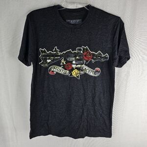 NEW Black Rifle Mens Medium Mostly Peaceful Coffee Tshirt